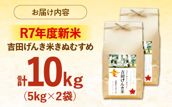 吉田げんき米きぬむすめ 10kg（5kg×2袋） [AIDB130]