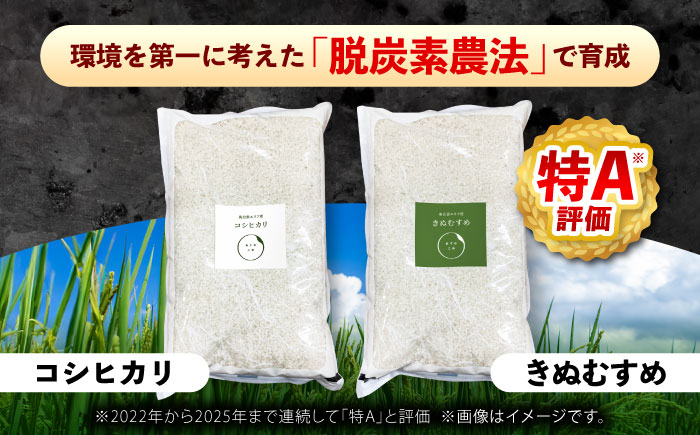 【新米】食べ比べ きぬむすめ・コシヒカリ 各6kg 計12kg  島根県雲南市/株式会社アルプロン(米)｜ 米 白米 精米 セット [AIDR014]