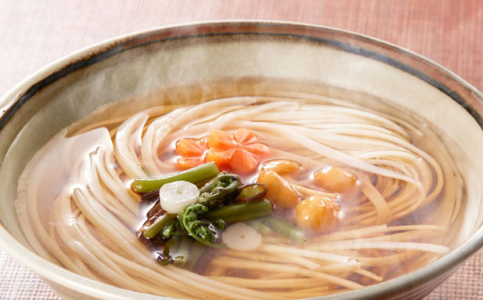 【レンジで時短！】出雲そばと釜揚げうどんセット 各5食つゆ付 本格的 簡単調理 忙しい人向け ギフト 島根県雲南市/有限会社本田商店 [AIDS006]