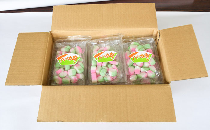 西八製菓 ハッカ餅 220g×12袋 だがし おやつ  島根県雲南市/西八製菓株式会社[AICA001]