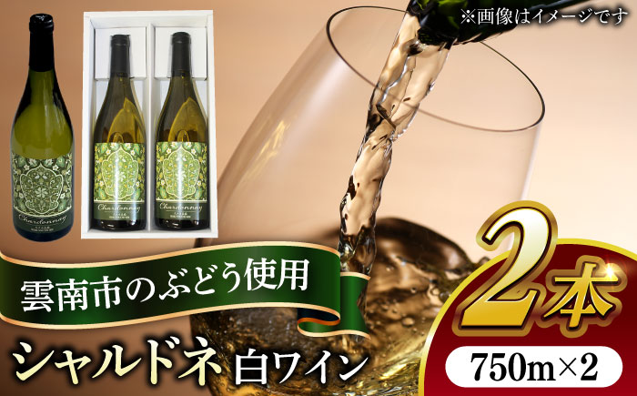 尺の内農園ワイン シャルドネ 2本セット | ワイン シャルドネ 農園 島根 2本セット 島根県雲南市/社会福祉法人　あおぞら福祉会 [AIBU003]
