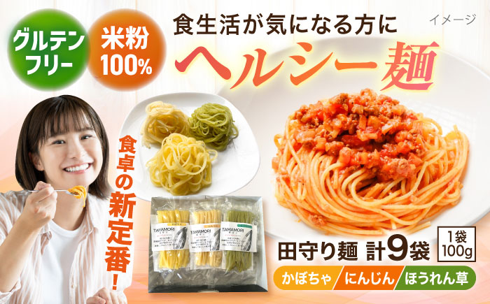 グルテンフリー米粉100％麺　田守り麺彩りセット  | グルテンフリー 米粉 麺 田守り麺 彩りセット 島根県雲南市/有限会社木村有機農園 [AICU001]