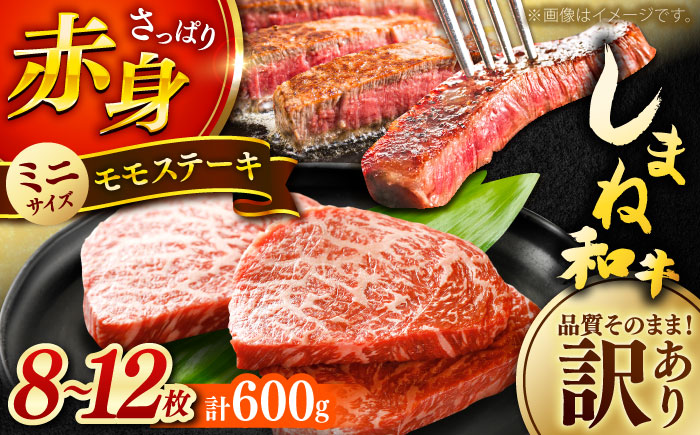 【訳あり】肉質日本一！しまね和牛 モモステーキ A4ランク以上 600g(300g×2P) 島根県雲南市/Do corporation株式会社 [AIDI018]