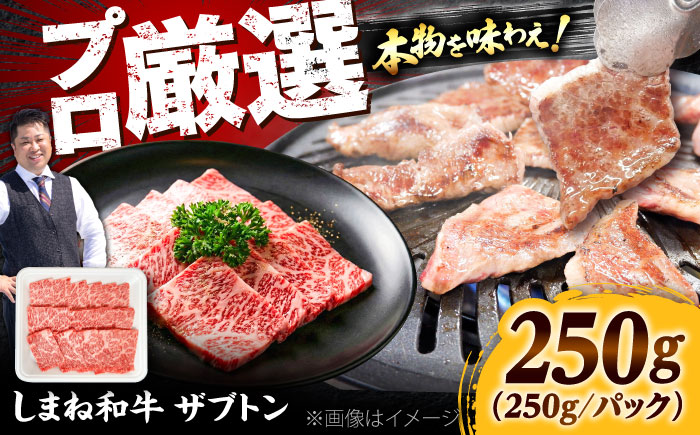 【高級部位】しまね和牛ザブトン250g 和牛 牛肉 国産 国産牛 焼肉 リブロース 人気 黒毛和牛 島根県雲南市/株式会社O.R.C [AIEF017]