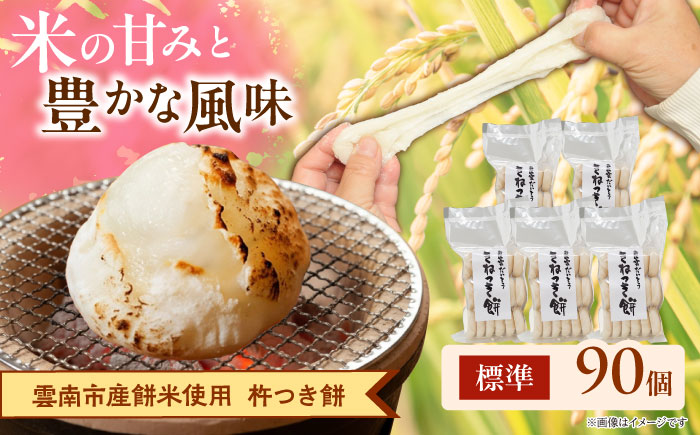 杵つき餅（丸餅）　860g×5袋　餅 もち 切もち 切り餅 丸餅 お正月 雲南市産 本格 杵つき 島根県雲南市/株式会社大東農産加工場 [AIEG004]