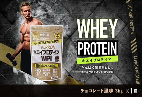 WPI ホエイプロテイン チョコレート風味3kg単品