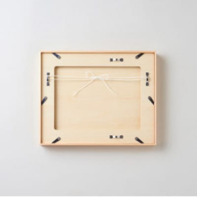 GOSHIKI FRAME【春桜・Sサイズ】(町産ヒノキのフォトフレーム)