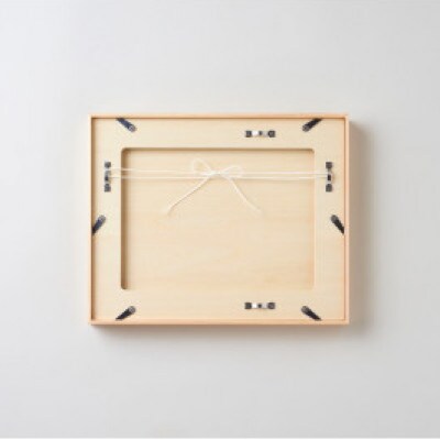 GOSHIKI FRAME【夏空・Mサイズ】(町産ヒノキのフォトフレーム)