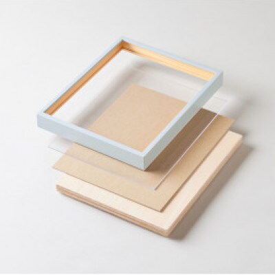 GOSHIKI FRAME【無垢・Mサイズ】(町産ヒノキのフォトフレーム)