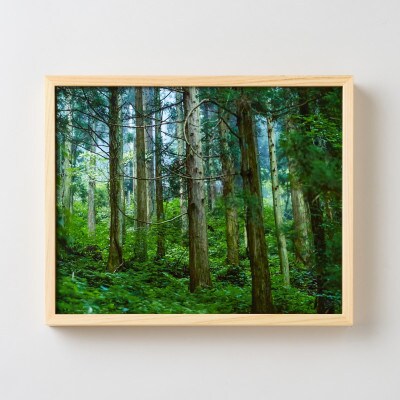 GOSHIKI FRAME【無垢・Mサイズ】(町産ヒノキのフォトフレーム)