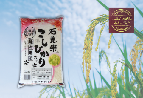 150265【令和7年産／お米定期便／6ヵ月】しまね川本こしひかり10kg(計60kg）