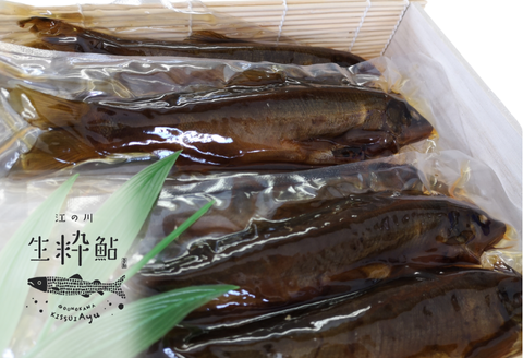 080030【一級河川・江の川の恵み・島根県産】アユの甘露煮