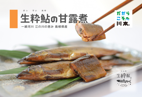 080030【一級河川・江の川の恵み・島根県産】アユの甘露煮