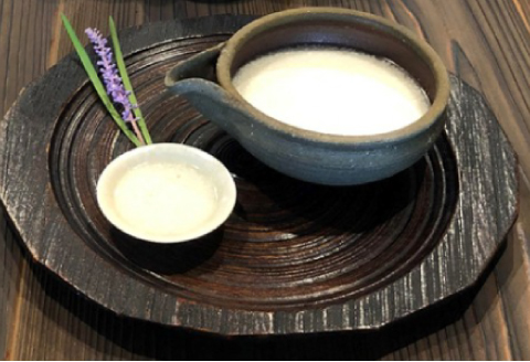 濁酒邑川　青・白ラベル 720ml×2本セット【濁酒 お酒 醸造酒 もろみ酒 濁り酒 白馬 甘口 辛口 濁酒特区 素朴 無骨 味わい 自家生産】