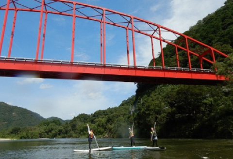 千千香 SUPで川下り4km 2名分