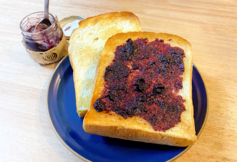 減塩食パンと自家製ジャムのセット【朝食 食ぱん 生食 ぱん ブレッド 朝ごはん トースト ブルーベリー ジャム 手作り 減塩 添加物 不使用】