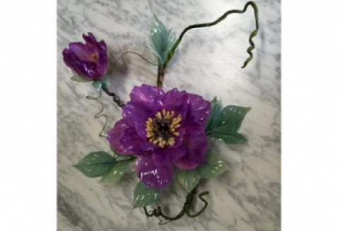 あ～と工房 ぷち ろう細工「花」