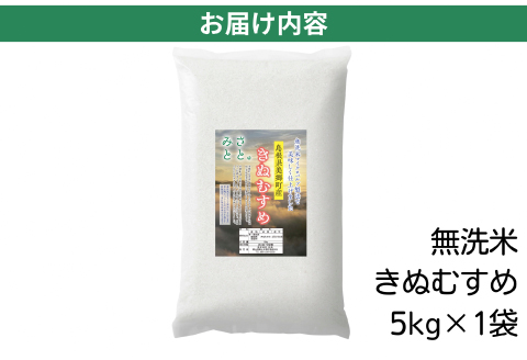 【令和7年産　数量限定】 島根県美郷町産 無洗米きぬむすめ 5kg【お米 5kg 精米 白米 ブランド米 米 きぬむすめ お米 2025年産】
