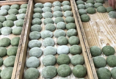 ひじきドリーム おもち詰め合わせ（平もち3袋＋よもぎもち2袋）【期間限定 平もち 10個×3袋 よもぎもち 10個×2袋 餅 もち ヒメノモチ 杵つき エコロジー農産物 減農薬 減化学肥料 餅取り粉使用 やわらかい 食べやすい 季節限定 12月1日～3月31日発送】