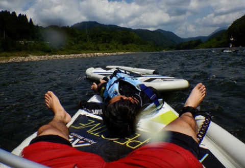 千千香 SUPで川下り4km 2名分