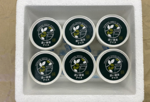 濃い緑茶アイス 6個入り【アイス 91ml 6個 緑茶 お茶 甘さ控えめ すっきり 大人の後味 アイスクリーム カップ 菓子 お菓子 デザート 贈答 ギフト】
