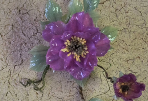 あ～と工房 ぷち ろう細工「花」