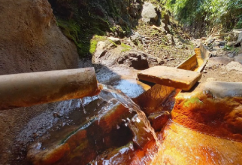 千原温泉（源泉100％）　温泉水10L