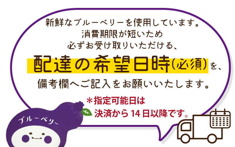 【先行予約】【期間限定】和菓子職人がつくるブルーベリー大福6コ入　2パック