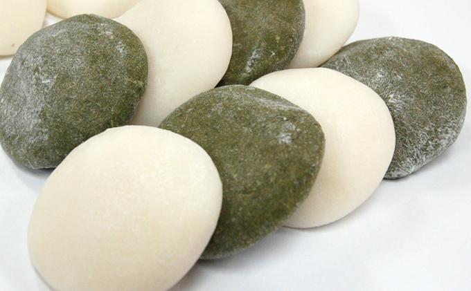 邑南町産杵つき餅 詰合せ（白、よもぎ）