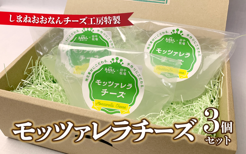 チーズ工房特製 モッツァレラチーズ３個セット
