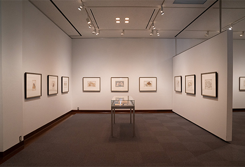 【数量限定】画家、安野光雅が描いた『御所の花』とポストカード