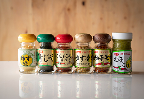 【島根県エコロジー農産物推奨】津和野産ゆずを使った味変調味料6種セット