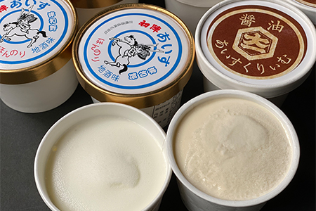 【ふるさと納税オリジナル返礼品】大仲屋本店のこだわり＆人気の醤油アイス×地酒アイス12個セット【配送不可地域：離島】