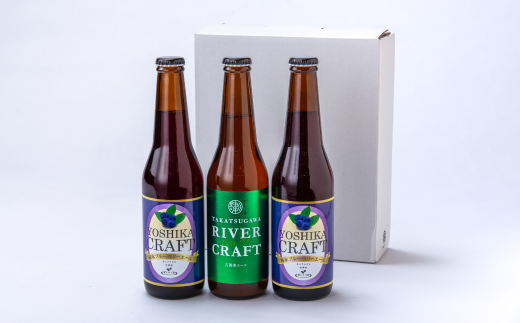 柿木ブルーベリーエール2本＆吉賀茶エール1本セット【配送不可地域：離島】