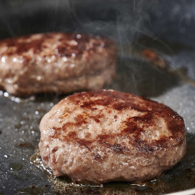 ジビエ100%ハンバーグ3種セット【プレーン2個・ガーリック1個・イノシシ、シカMix1個】【配送不可地域：離島】