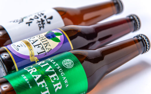 クラフトビール各種セット(ブルーベリーエール・山椒ホワイト・吉賀茶エール)【配送不可地域：離島】