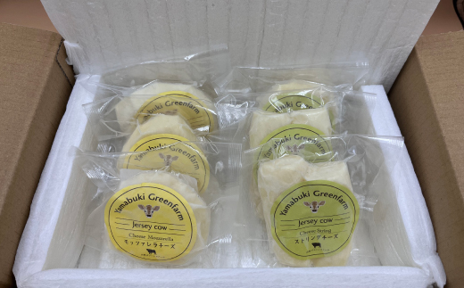 ジャージー牛のチーズ　2種セット【配送不可地域：離島】