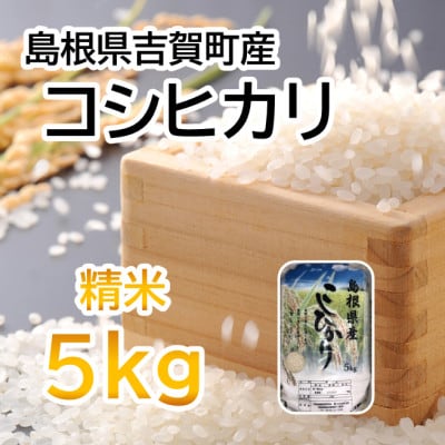 【令和7年10月中旬より順次発送】令和7年産コシヒカリ精米5kg(吉賀町産)(吉賀町)
