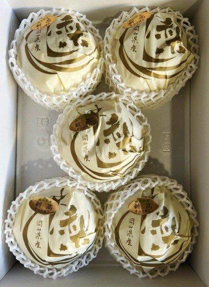 梨 2026年 岡山県産 新高梨 3-6玉(約4ｋｇ） 化粧箱入り