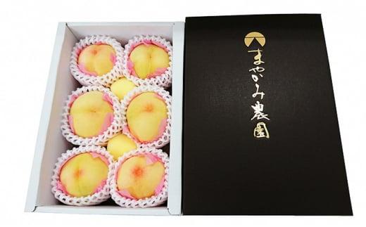 岡山の桃　白桃5～6玉（約1kg）2026年発送