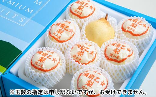 梨 2025年  備前乙女梨（鴨梨） 6～9玉入り（4kg以上）贈答箱 ナシ なし 岡山県産 国産 フルーツ 果物 ギフト 石原果樹園