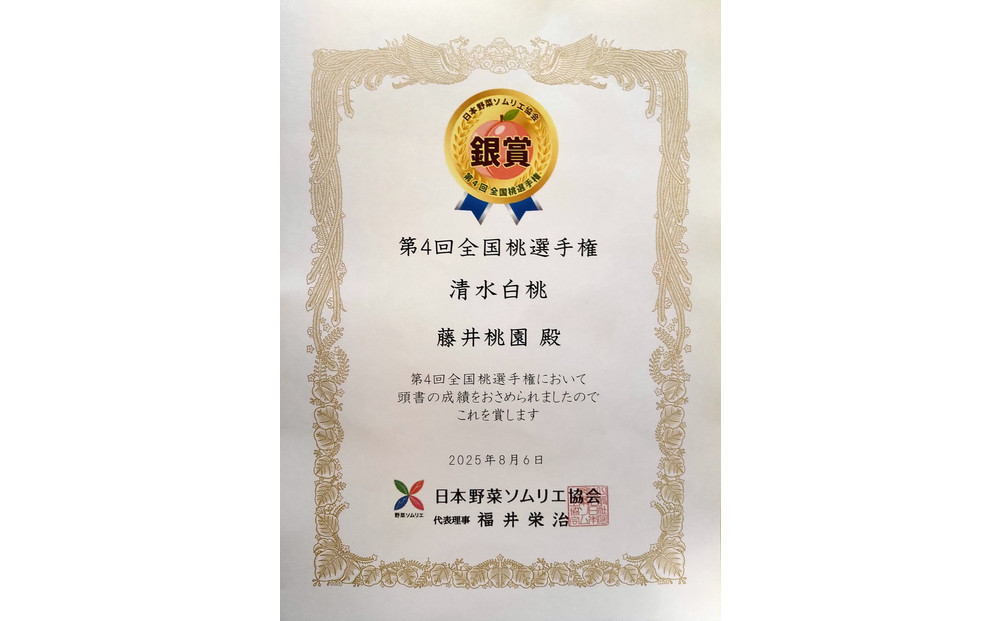 岡山市産 清水白桃 ご家庭用 大玉3玉 ＜2026年7月上旬～8月下旬頃出荷＞