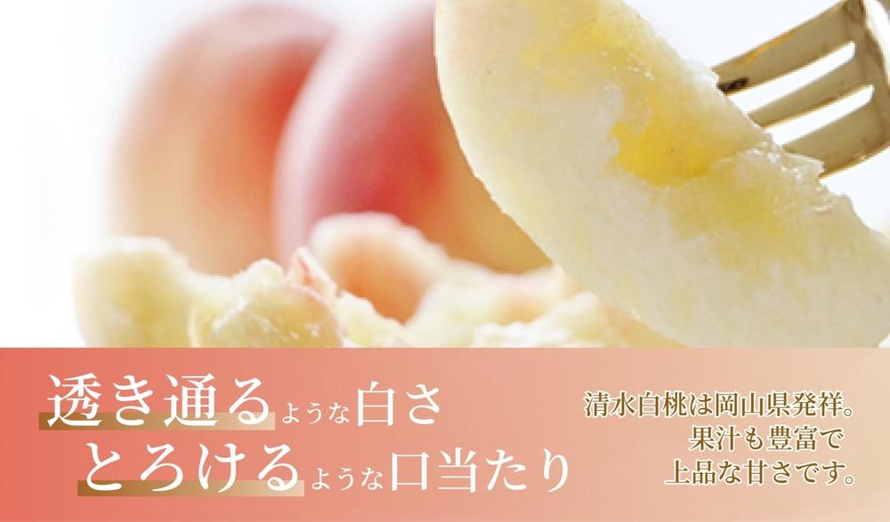 《2025年発送》岡山県産 清水白桃 1.5kg 5～7玉