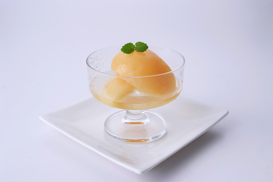 岡山県・一宮産限定清水白桃のコンポート（240g×3）【高島屋選定品】