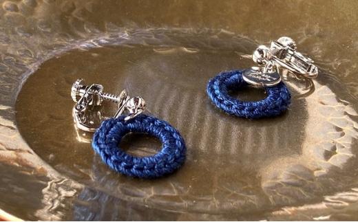 airy indigo イヤリング