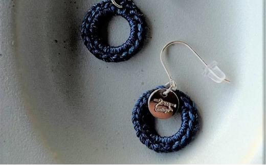 airy indigo ピアス