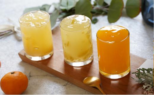 果物のおいしさをぎゅっと！果樹園のめぐみ白桃・みかん・マスカットゼリー3種詰め合わせセット 岡山県産