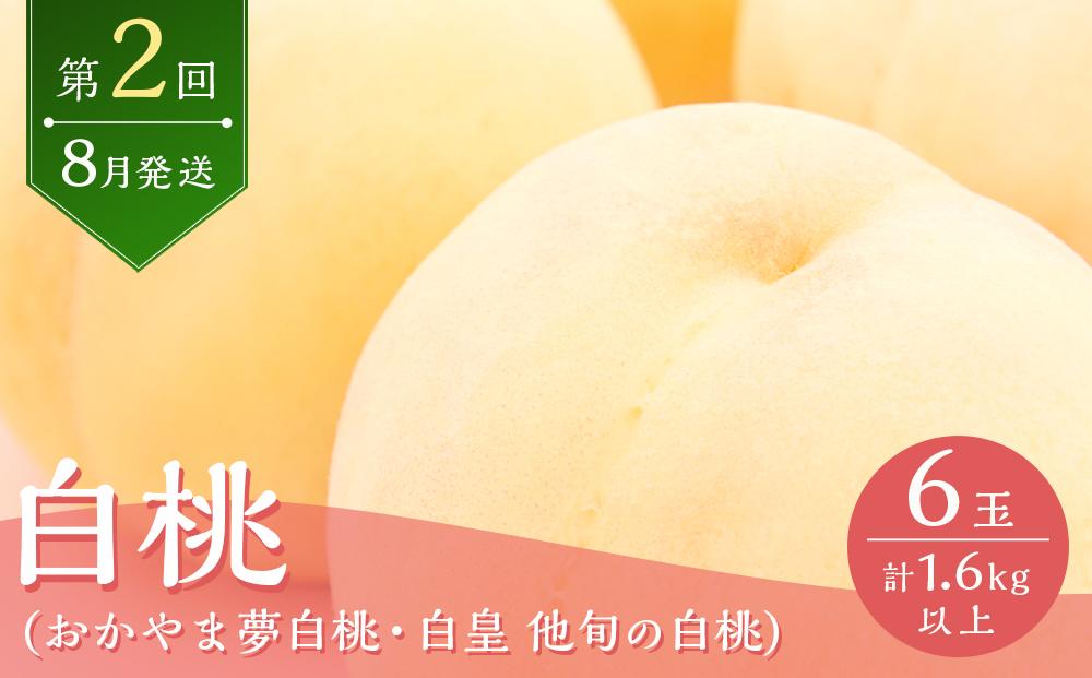 桃 2026年  岡山の旬の桃 定期便 3回コース もも モモ 岡山県産 国産 果物 ギフト