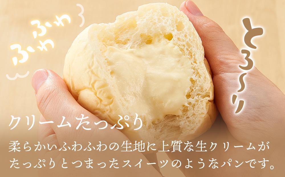【定期便全３回】＜究極のふわとろ食感＞清水屋 生クリームパン 12個 3種（カスタード・生クリーム・チョコ）