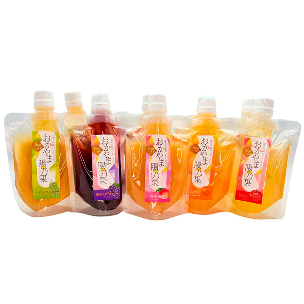 岡山県産フルーツゼリー詰め合わせ（５種×2）【高島屋選定品】